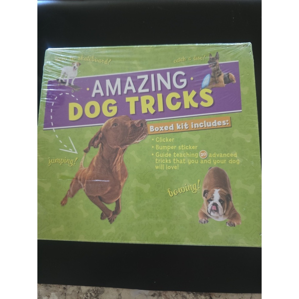 Amazing Dog Tricks Boxed Kit Training Information Guide NEW! ships fast!